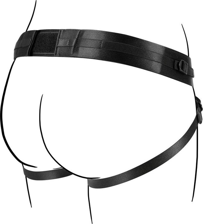 Actual product image No-Parts Taylor Adjustable Strap On Harness with Double O-Ring