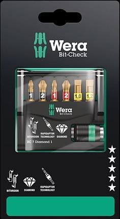 Productafbeelding Wera BitCheck Diamant SB (Kruis Pozidriv PZ)