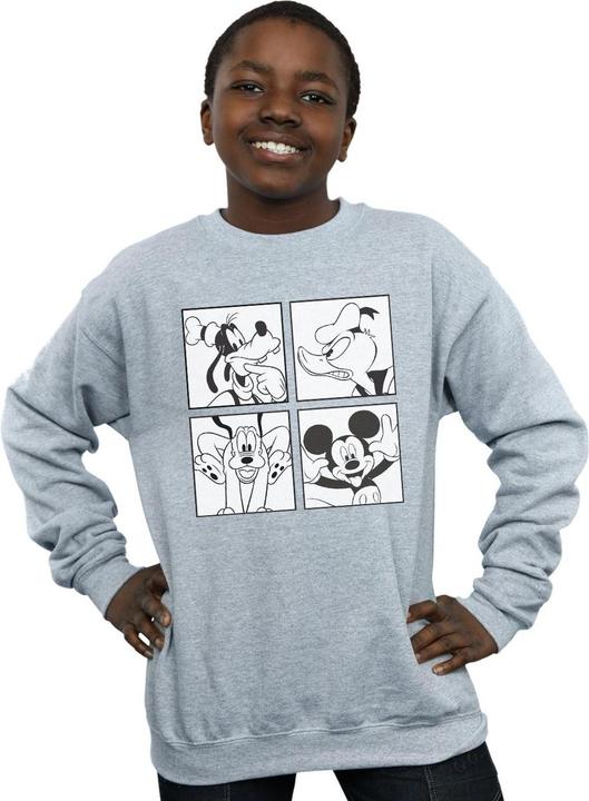 Produktbild Disney Mickey Donald Goofy And Pluto Boxed Sweatshirt Jungen (140, 146)
