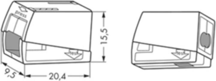 Produktbild Wago Leuchtenklemme