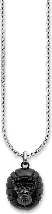 Immagine prodotto Save Brave SBN-TITUS-BK Collana da uomo 50 cm, regolabile (Acciaio inossidabile, 50 - 56 cm)