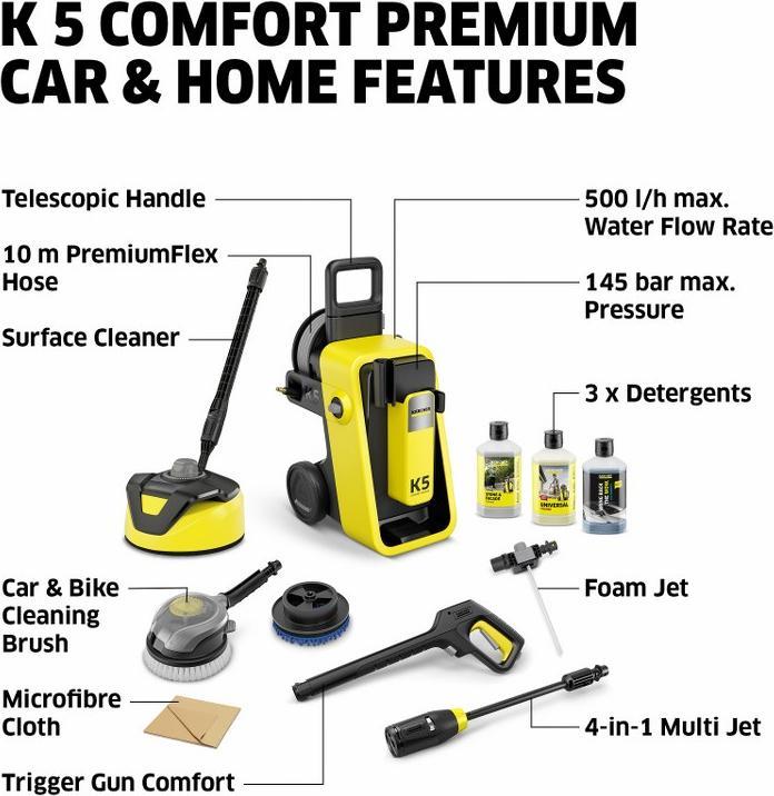 Productafbeelding Kärcher Karcher K 5 Comfort Premium Car & Home 1.324-808.0 (Elektrische stroom)