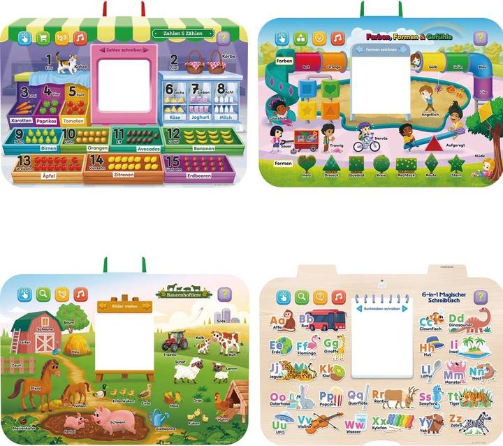 Actual product image VTech 6-in-1 Magischer Schreibtisch pink (German, 3 - 6 years)