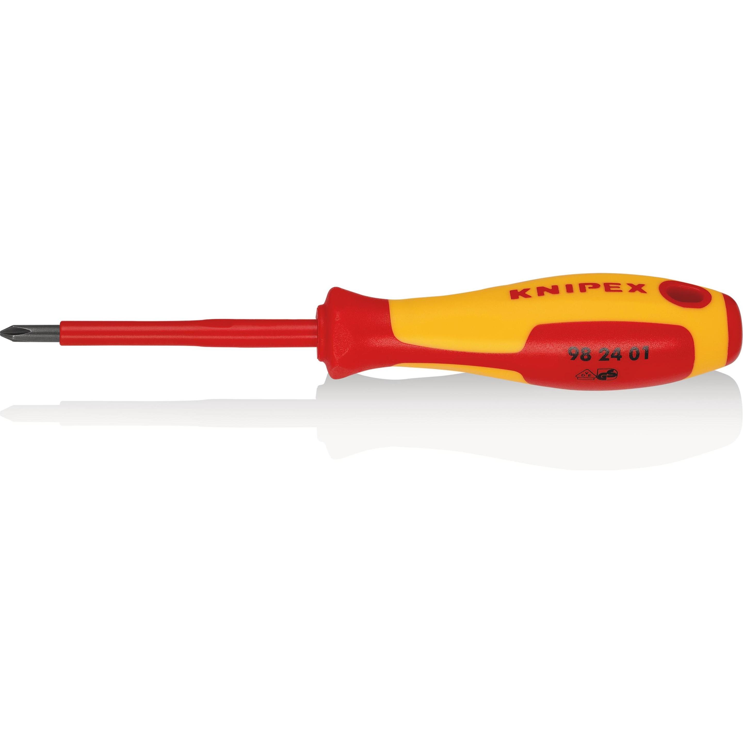 Knipex, Schraubenzieher, Schraubendreher für Kreuzschlitzschrauben (Phillipps-Kreuzschlitz (PH))