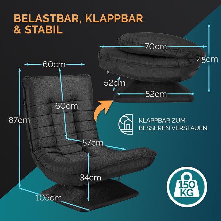 Image du produit Casaria Chaise au sol
