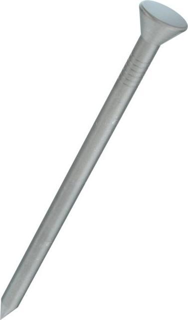 BestaPac Chiodo a testa svasata zincato a fuoco 2.5x50 (50 mm)