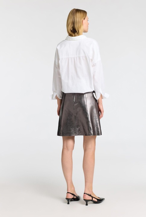 Produktbild Selected Femme Metallic Lederminirock (34)