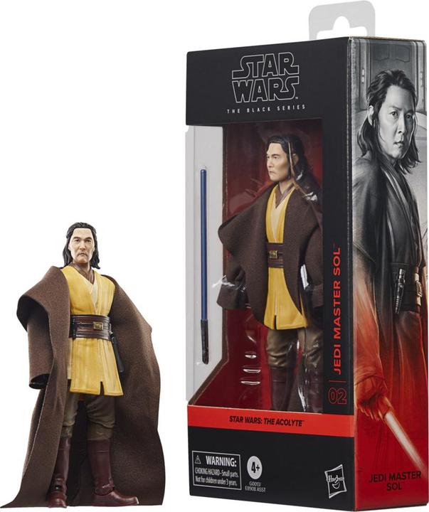 Actual product image Hasbro Star Wars: The Acolyte Black Series action figure Jedi Master Sol 15 cm