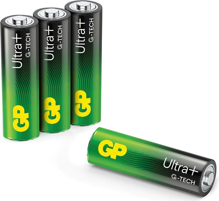 Image du produit GP Batteries 1x4 GP ULTRA PLUS Alcaline 1,5V AA Mignon LR06 03015AUPETA-B4 (4 pcs, AA)