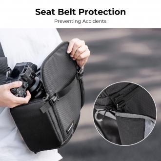 Actual product image K&F Concept Beta Messenger 10 l photo backpack - black (Camera backpack, 10 l)