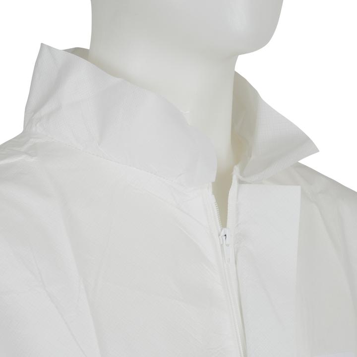 Productafbeelding 3M Wegwerp labjas, PE wit, maat L (L)