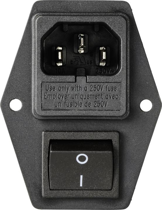 Produktbild Tru Components Netzfilter mit Kaltgerätebuchse, mit Schalter