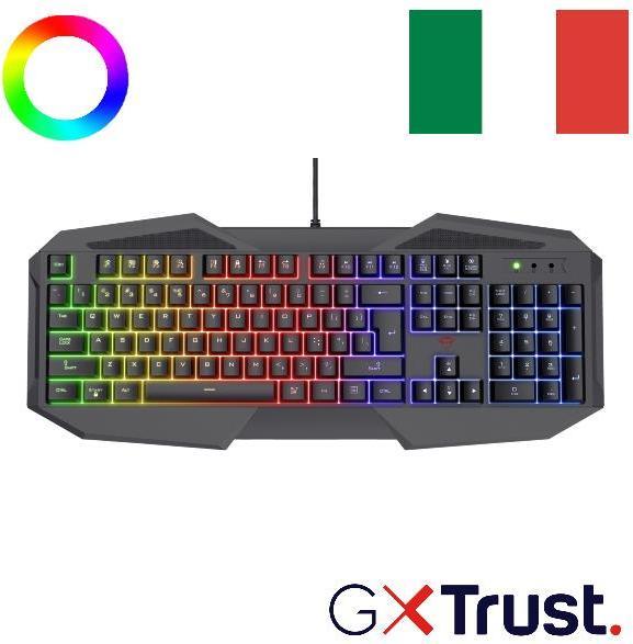 Actual product image Trust Gxt830rw Avonn Keyboard It (IT, Cable)