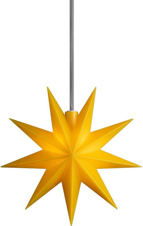 Fensterstern 9 Zacken gelb