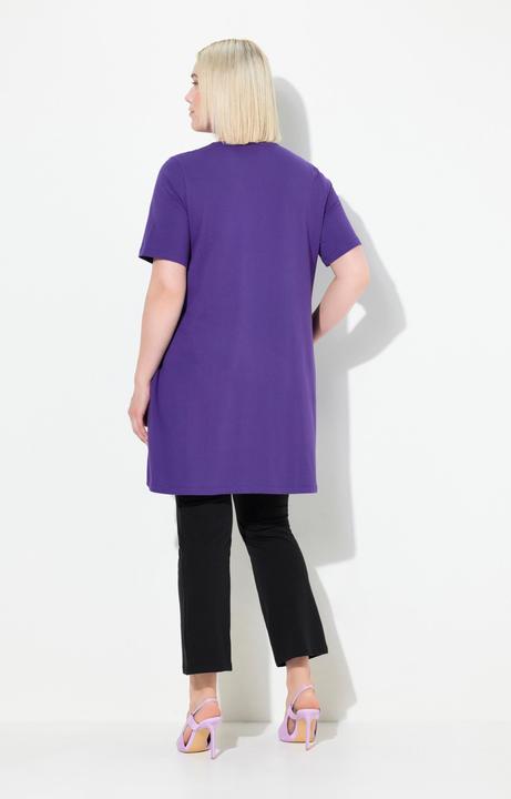 Actual product image Ulla Popken Placment Print A-line Swing Pocket Cotton Knit Tunic (42, 44)