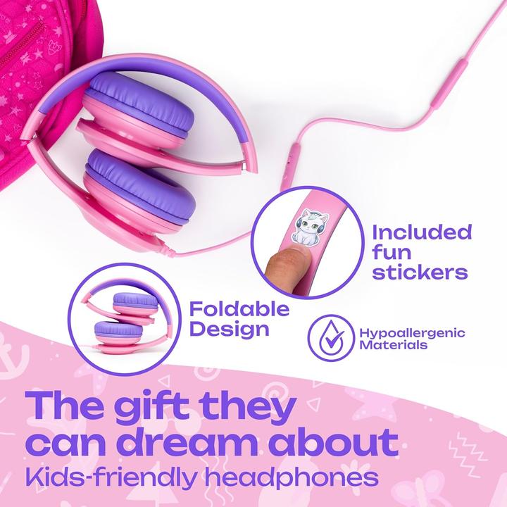 Immagine prodotto PowerLocus PLED Kinderkopfhörer kabelgebunden pink