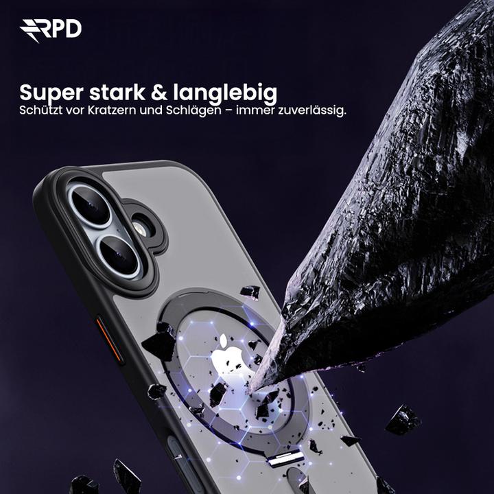 Produktbild RPD iPhone 17 Pro Max - Magsafe Stand Etui schwarz matt (Apple iPhone 17 Pro Max)