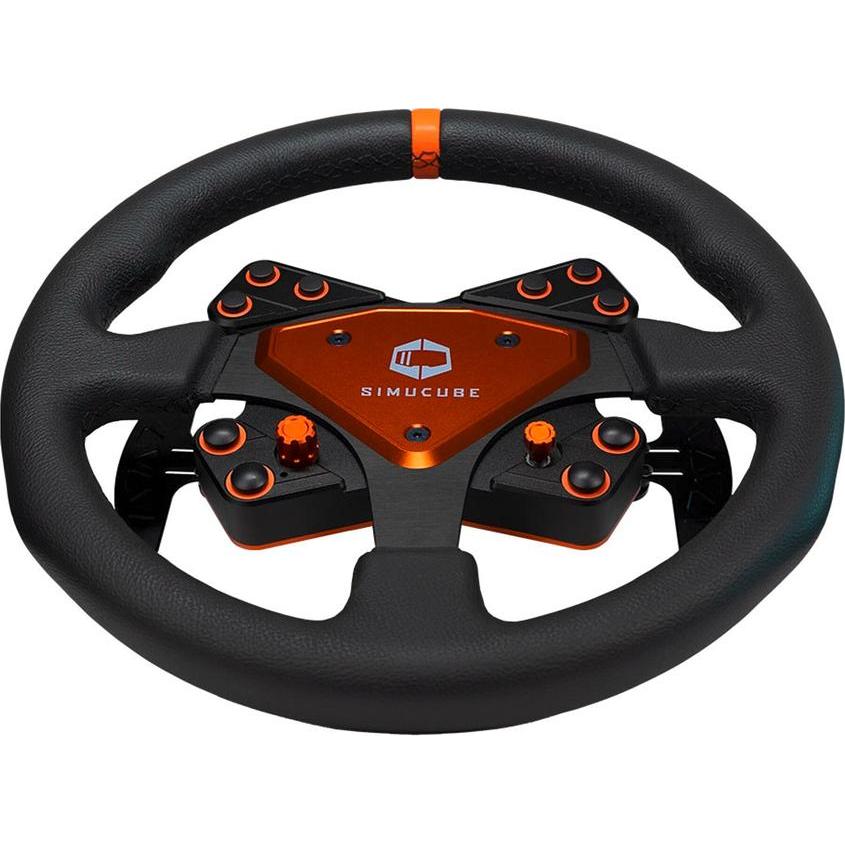 Simucube Tahko Lenkrad, Rund - 320 mm, orange, Controller gaming, Arancia