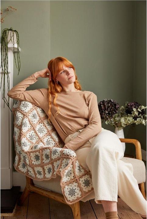 Actual product image DMC Gift of Stitch Crochet Set Blanket