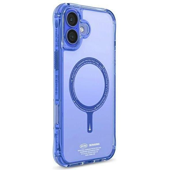 Skinarma case Saido iPhone 16 6.1" Magnetic Charging blue (Apple iPhone 16), Cover smartphone, Blu