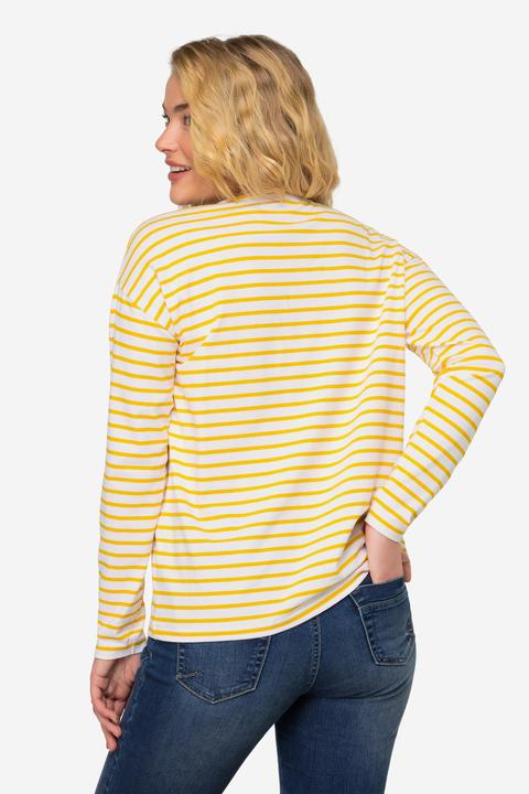 Actual product image Laurasøn Striped Pelican Print Shirt OEKO-TEX Made in Green (L)