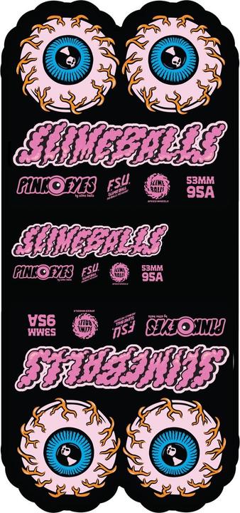 Produktbild Slime 97A Vomit Mini Slime Balls Pink Eyes (53 mm)