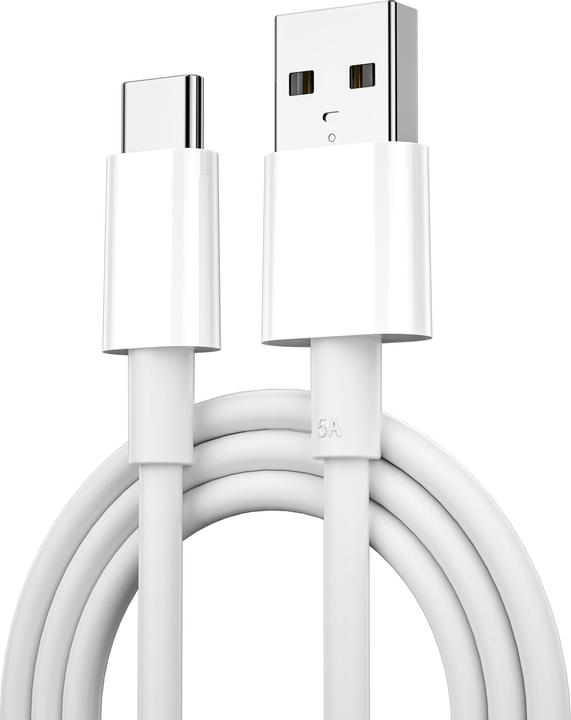 Image du produit Wiwu câble C007 USB - USB-C 1,2 m 5A blanc (1.20 m)
