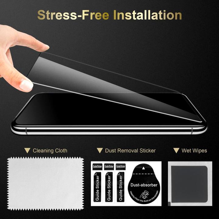 Actual product image Cadorabo Tempered Glass for Xiaomi Poco X4 GT Fullcover 3x Pack (3 pcs., Xiaomi Poco X4 GT)