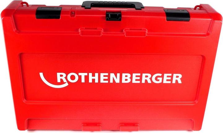 Actual product image Rothenberger ROMAX 4000 battery press machine 18V + 2x battery 8,0Ah + charger + case