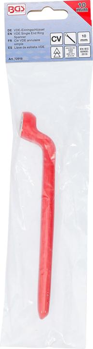 Immagine prodotto BGS Chiave ad anello semplice per elettricisti gomito stretto 10 mm (10 mm)