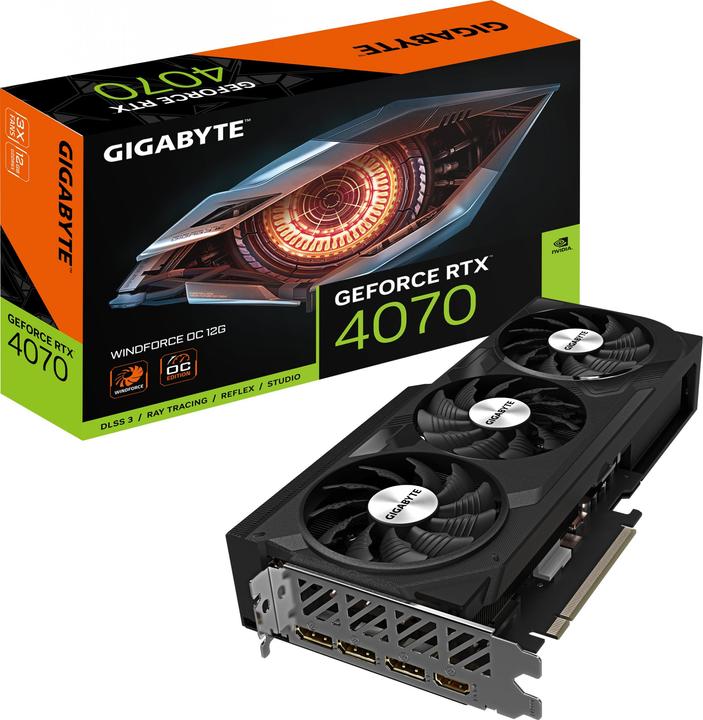 Gigabyte GeForce RTX 4070 WINDFORCE OC 12G (12 GB)