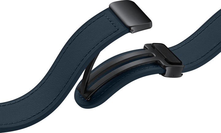 Actual product image Samsung D-Buckle Hybrid Eco Leather Strap (20 mm, Faux leather, Eco-Composite, Galaxy Watch6, Galaxy Watch6 Classic)