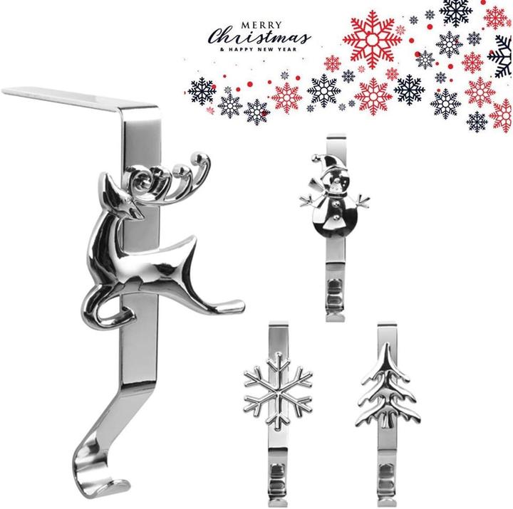 Molinter Weihnachtsstrumpfhalter (4 Stück)