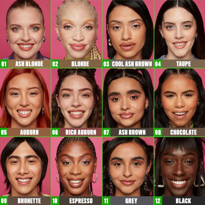 Actual product image NYX Professional Make-Up Nyx Blade & Shade (Ash Blonde, Cool Ash Brown)