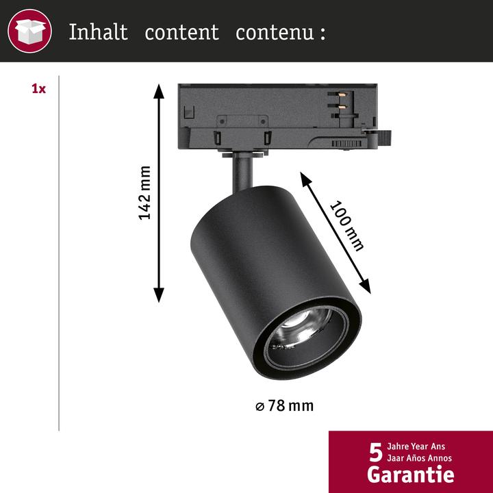 Produktbild Paulmann PAUL LED-Stromschienenstrahler (1400 lm)
