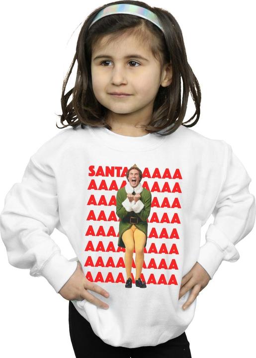 Produktbild Elf Buddy Santa Scream Sweatshirt Mädchen (152, 158)