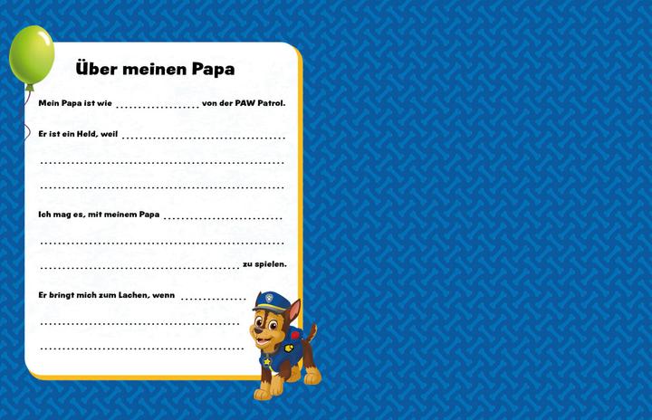 Productafbeelding Paw Patrol - Papa ist mein Held (Duits, Jillian Harker, Uitgeverij Schwager & Steinlein, 2023)