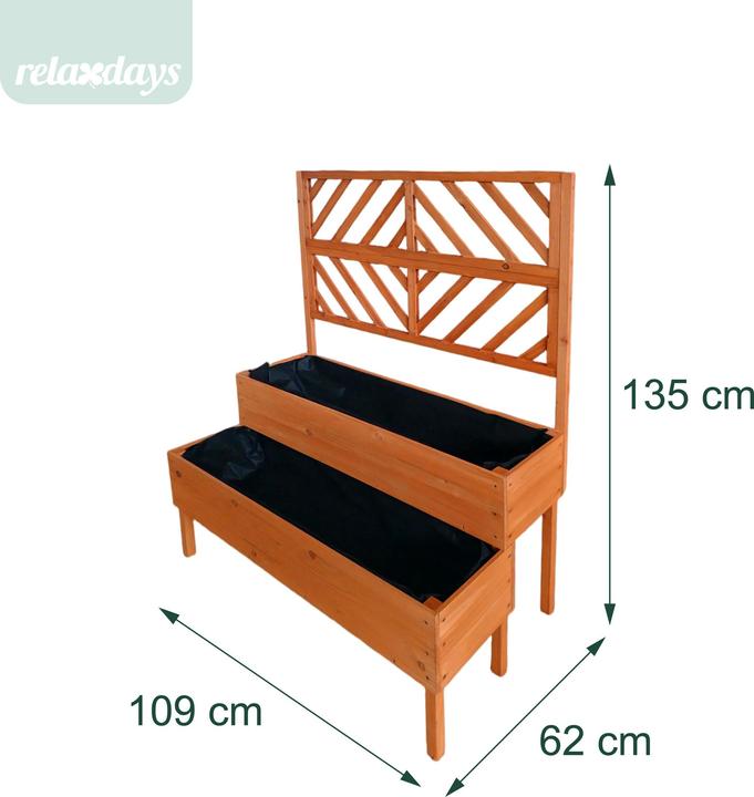 Produktbild Relaxdays Blumenkasten