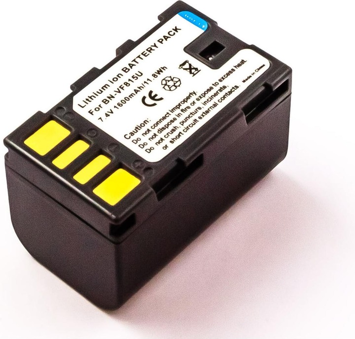 Actual product image AGI Battery compatible with JVC BN-VF823U (Rechargeable battery)