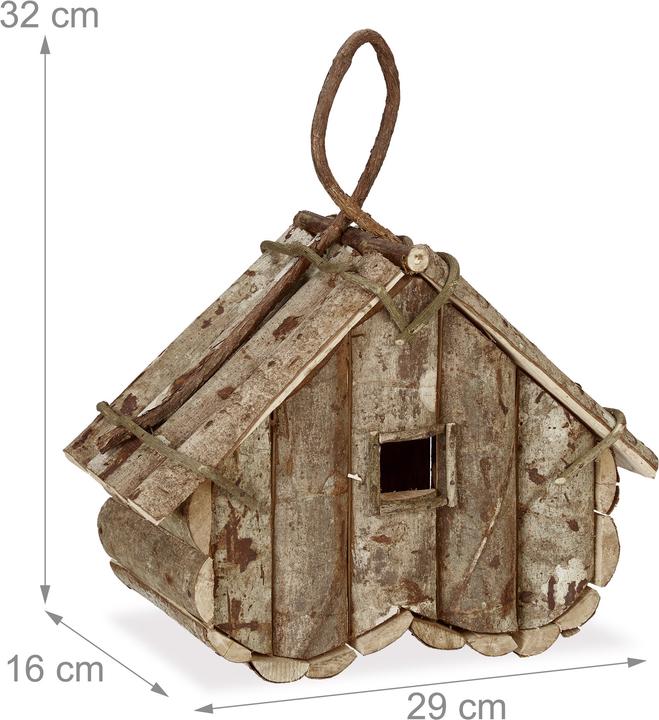 Produktbild Relaxdays Vogelhaus Deko