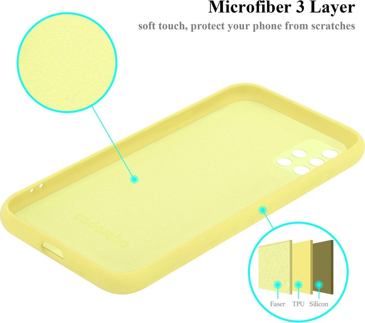 Actual product image Cadorabo TPU Liquid Silicone Case Cover (Samsung Galaxy M40)