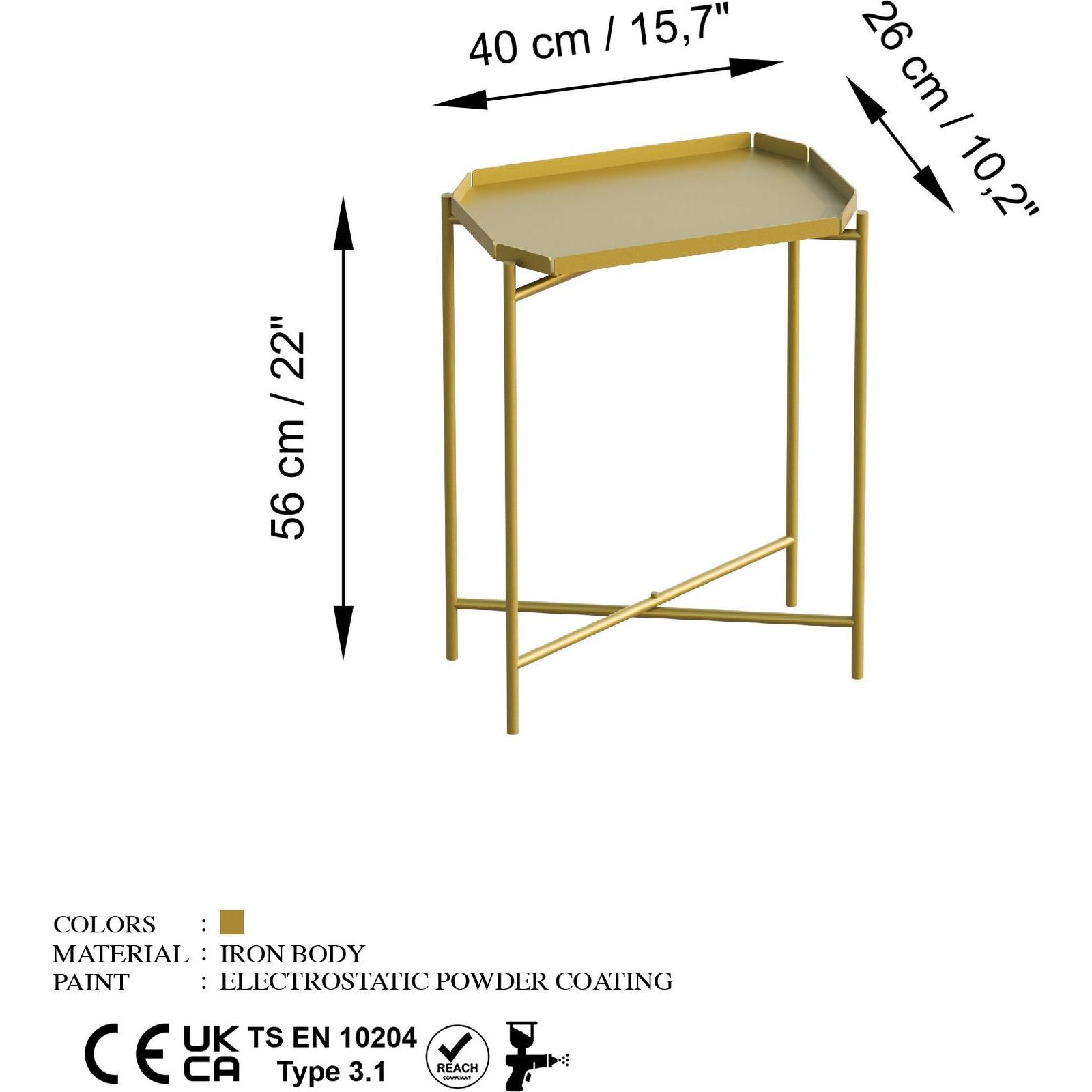 Thumbnail - Homitis, Couchtisch + Beistelltisch, Bukle (26 x 40 x 56 cm)