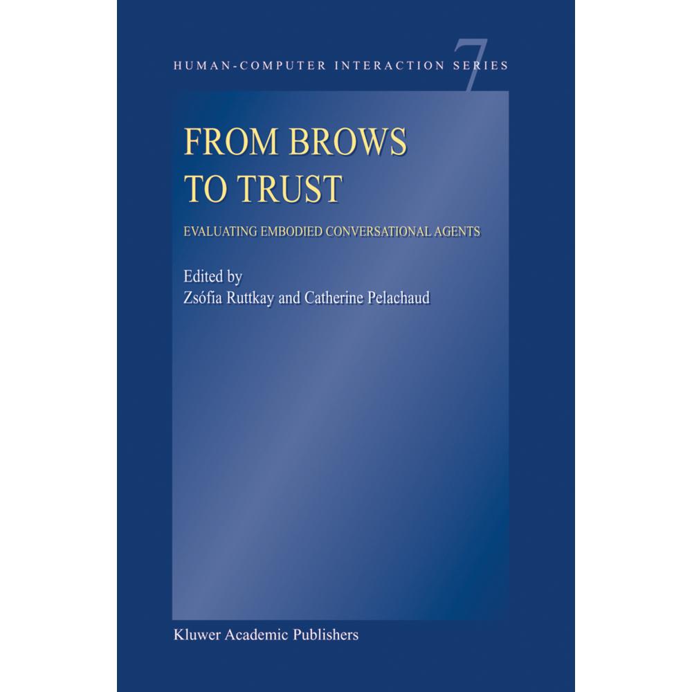 Thumbnail - From Brows to Trust, Fachbücher von Catherine Pelachaud, Zsófia Ruttkay