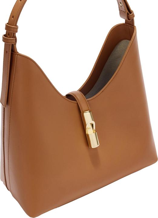 Produktbild Furla hobo bag goccia m in leather color brandy