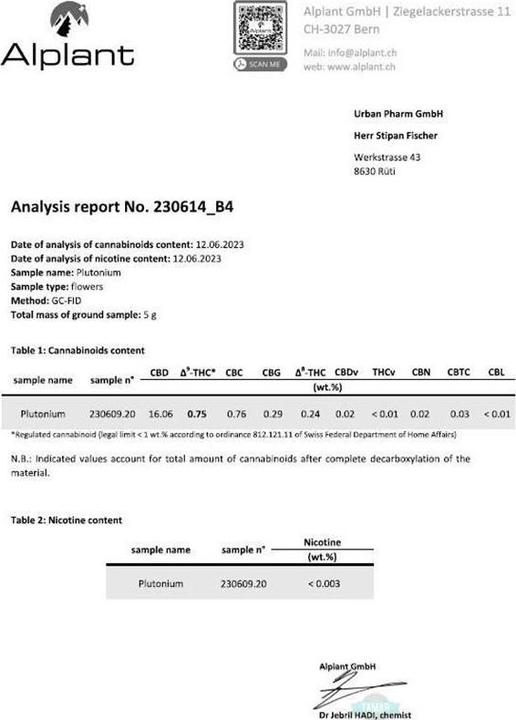 Produktbild Urban Pharm Plutonium (9 g, Indoor)