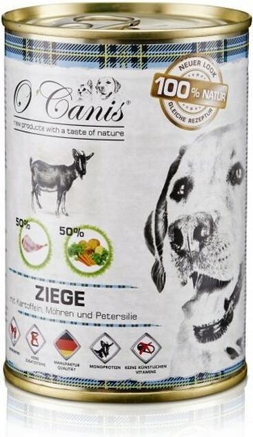 Image du produit O'Canis Aliments pour chiens en conserve - Nourriture humide - Chèvre et pommes de terre - 400 g (Senior, 1 pcs, 400 g)