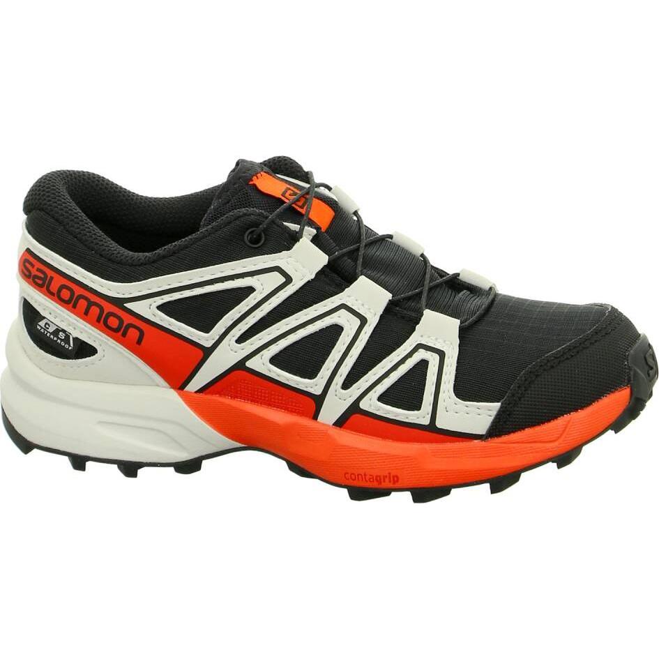 Salomon, Jungen, Wanderschuhe, Speedcross WP Junior /lunar (32), Schwarz