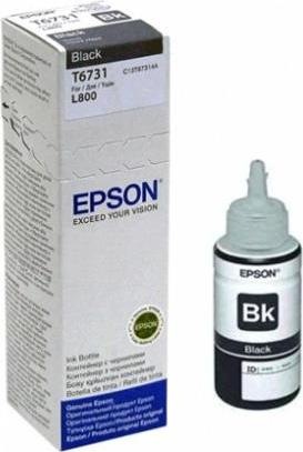 Actual product image Epson T6731 BLACK INK BOTTLE 70ML (FC)
