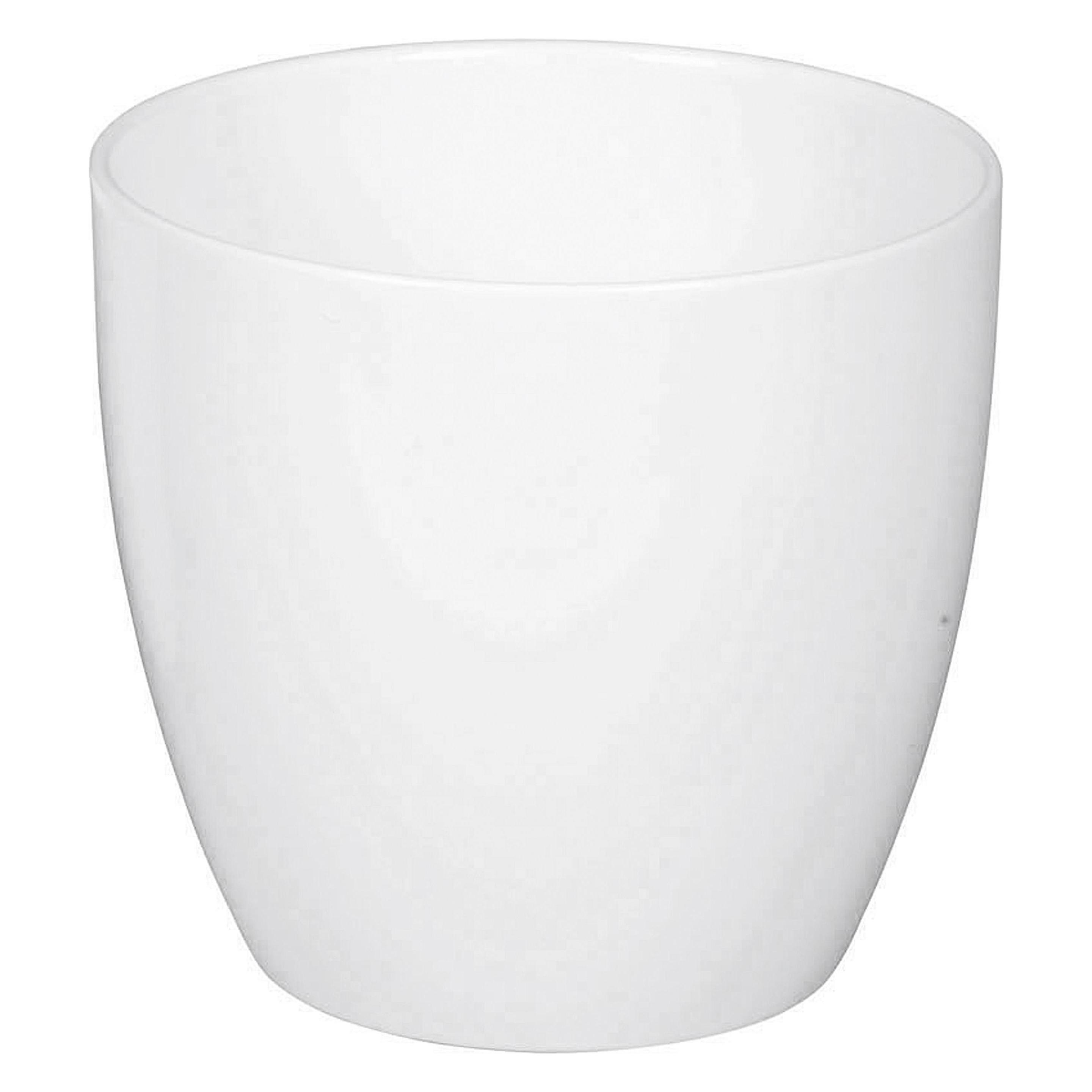 Scheurich, Bloempot, Cachepot Alaska Keramiek Ø28cm wit (28 x 24 cm)
