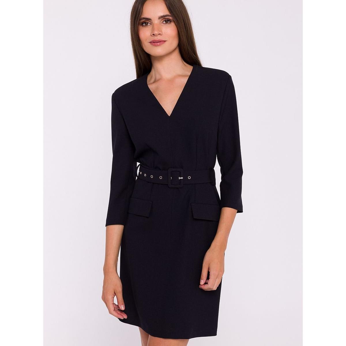 Stylove, Damen, Kleider, Alltagskleid, Schwarz, (L)